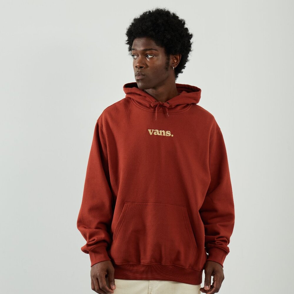 *NWT Vans Men's Lowered Loose Hoodie - Burnt Red